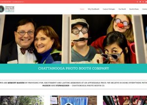 Chattanooga Photo Booth Company's website image