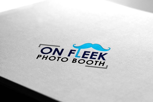 On Fleek Photo Booth logo mockup