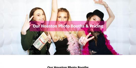 Perfect Shot Photo Booth in Houston website image