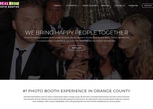 SoCal Elite Photo Booths web design featured image