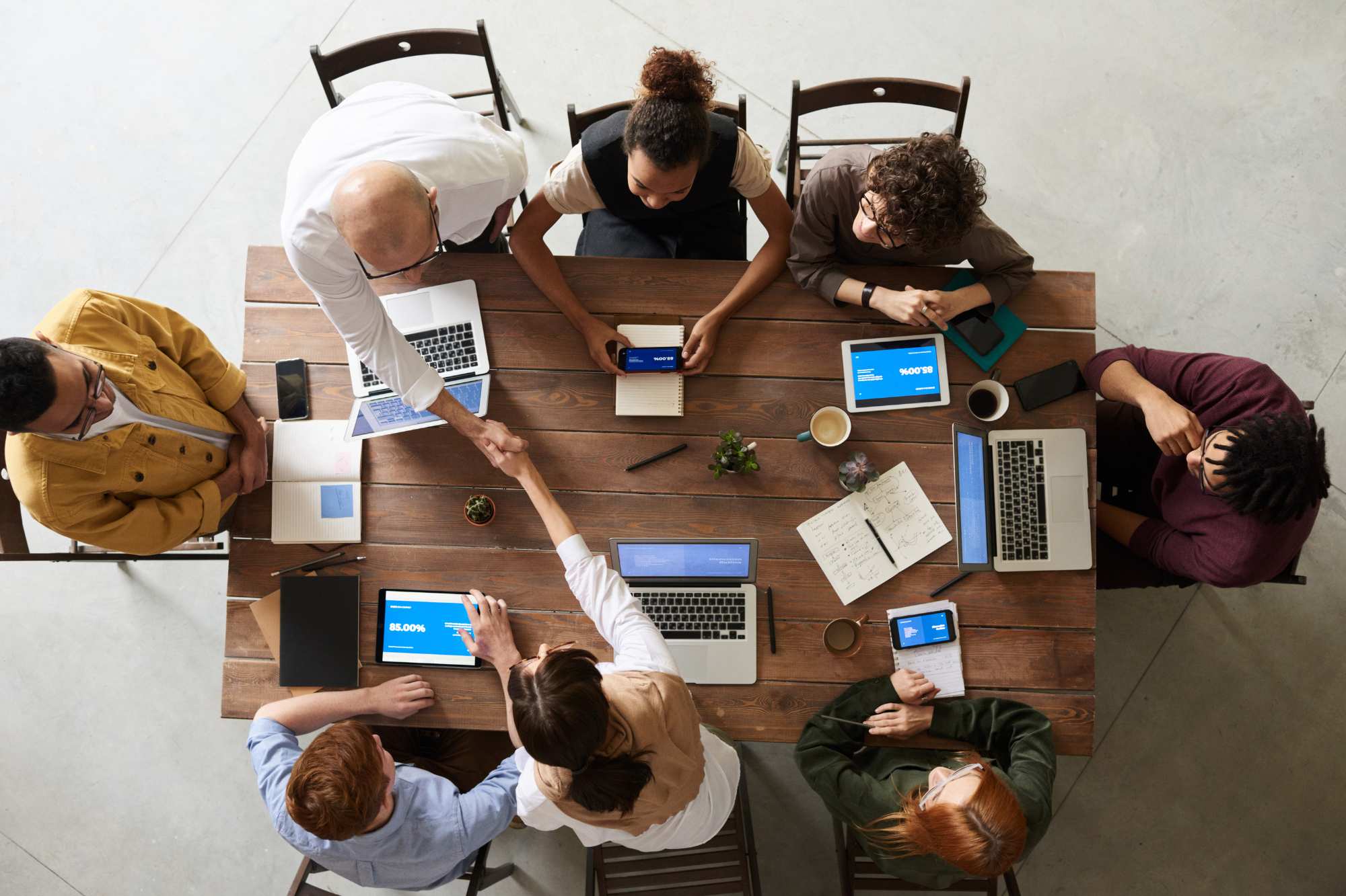 a photo of the Hi5 Biz Solutions marketing team.