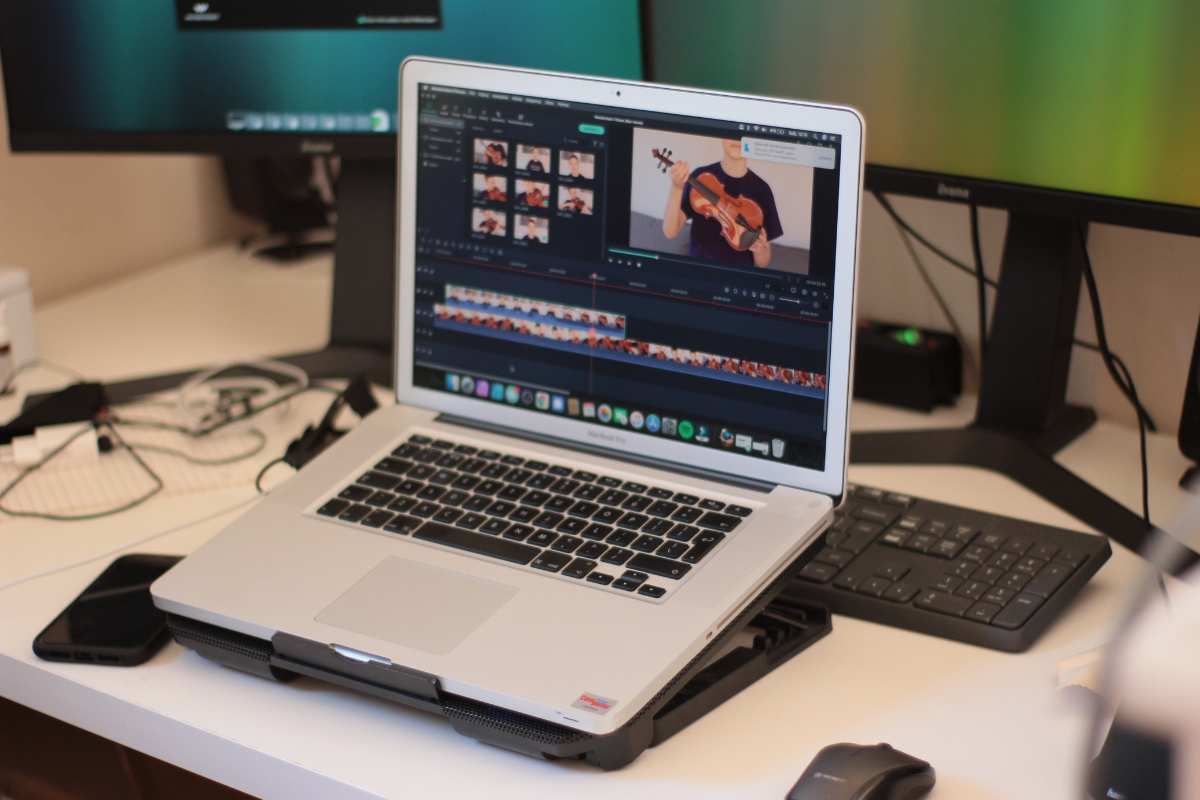 photo of video editing and youtube marketing